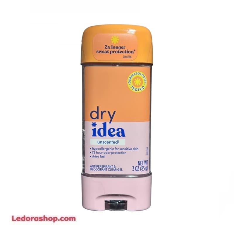 ژل ضد تعریق شفاف درای آیدیا مدل unscented وزن 85 گرم
