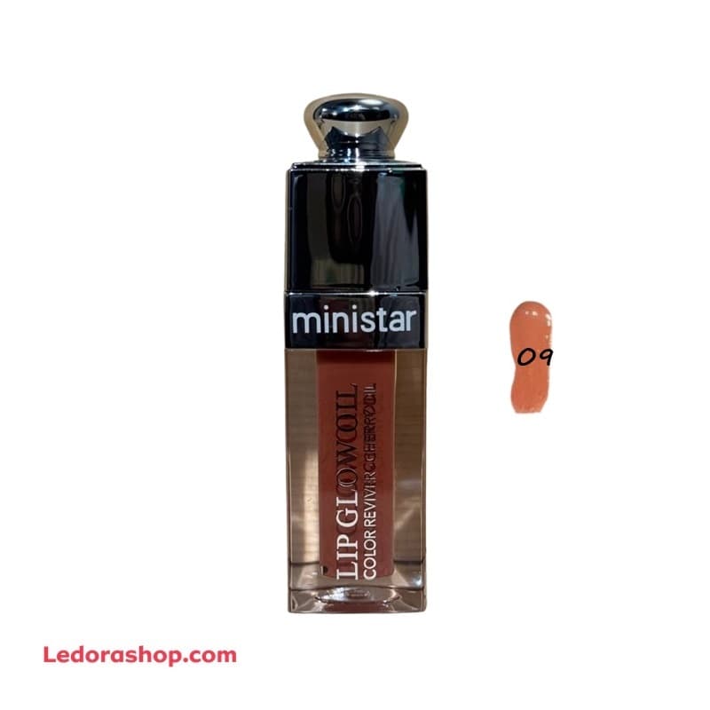رژلب مایع مینی استار سری رنگهای گیلاسی کد 09 طرح Dior حجم 12 میلی لیتر