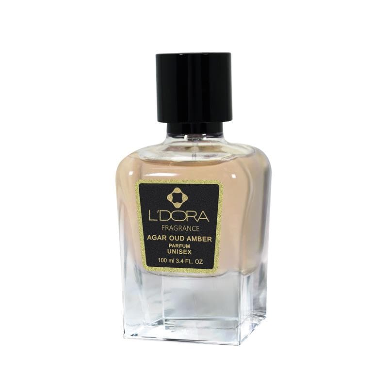 پرفیوم نیش لدورا فرگرنس مدل AGAR OUD AMBER حجم 100 میلیلیتر