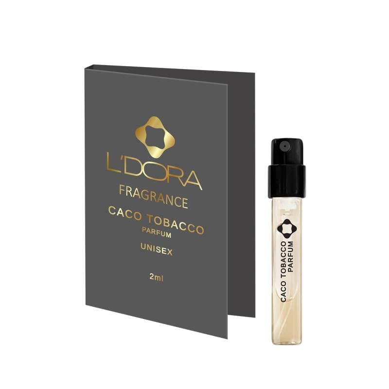 تستر پرفیوم نیش لدورا فرگرنس مدل CACO TOBACCO حجم 2 میلیلیتر